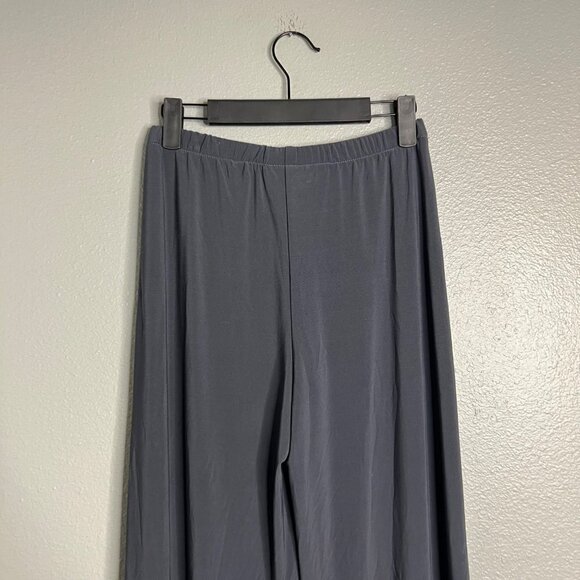 Joseph Ribkoff‎ Pull On High Rise Stretchy Gray Straight Leg Pants Small 4 - Picture 5 of 6